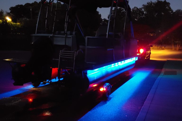 At Night, With Trailer Lights